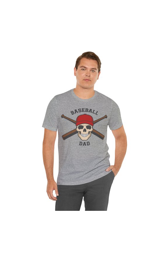 Baseball Dad Unisex Jersey Short Sleeve Tee