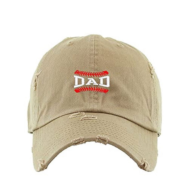 Distressed Baseball Cap, Vintage Embroidered Dad Hat, Adjustable Cotton Agturber Distressed Baseball Cap for Women Vintage Washed  main image 4