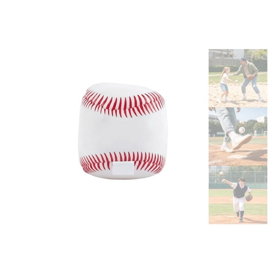 Baseball Design Juggling Balls, Wear-Resistant Soft PU Leather Sandbags, Portable for Outdoor Interactive Games Party Activities (1PCS)