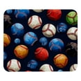 thumbnail image 1 of Baseball Desk Pad Mousepad, Square 8.3x9.8 Inch Non-Slip Rubber Bottom Printed Desk Mat, Suitable for Office and Gaming, 1 of 6