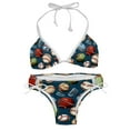 thumbnail image 1 of Baseball Detachable Sponge Adjustable Strap Bikini Set 2-Pack Swimwear Swimsuit Beach Pool Party, 1 of 6