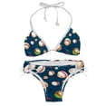 thumbnail image 1 of Baseball Detachable Sponge Adjustable Strap Bikini Set Two-Pack, Ideal for Beach and Pool Parties, 1 of 6