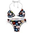thumbnail image 1 of Baseball Detachable Sponge Adjustable Strap Bikini Set Two-Pack Swim Suits - Ideal for All Your Swimming Scenes!, 1 of 6