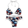 thumbnail image 1 of Baseball Detachable Sponge Adjustable Strap Bikini Set Two-Pack Swim Suits - Ideal for Beach and Pool Scenes, 1 of 6