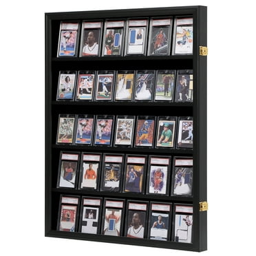 FunGuys Graded Card Storage Box, 4 Row, Holds 140 Slabs, Black ...