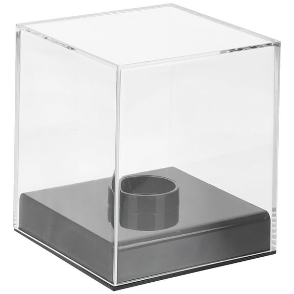 FONDOTIN Display Cases Acrylic Baseball Case Transparent UV Protection 1Pcs