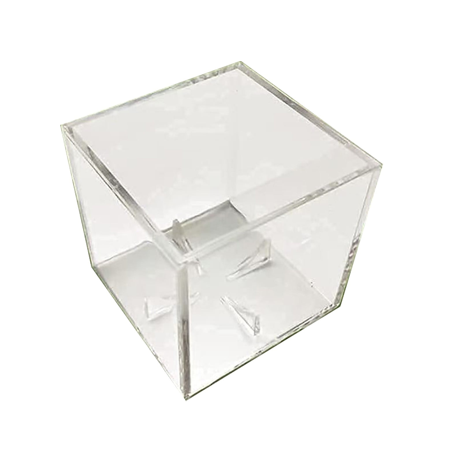 Baseball Display Case UV Protected Acrylic Clear Baseball Holder Square ...