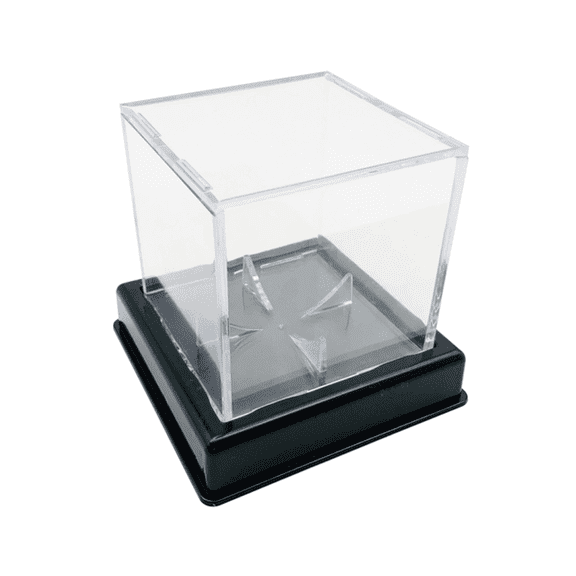 Baseball Display Case, UV Protection Acrylic Ball Holder, Baseball Card Showcase, Memorabilia Storage Box, Clear Ball Display for Signed Baseballs