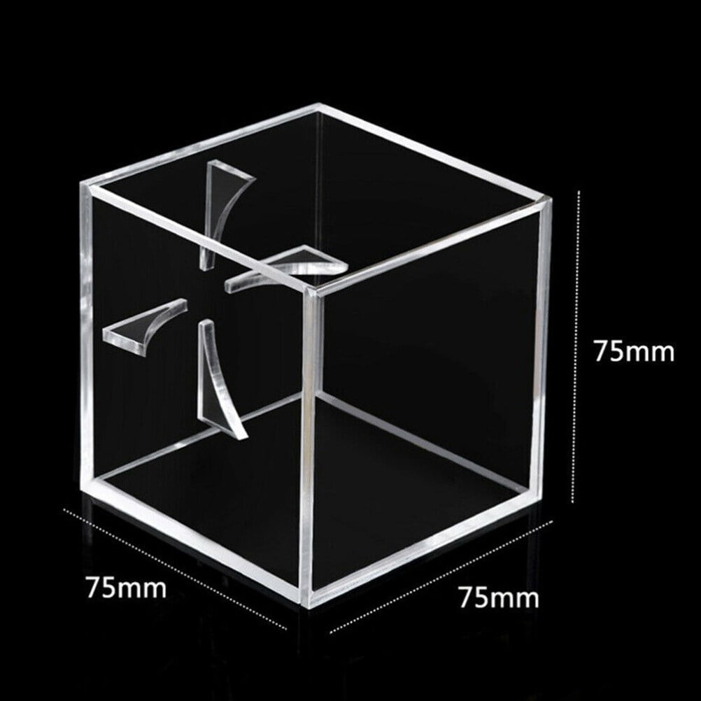 Baseball Display Holder 2 Pcs Acrylic Baseball Case Baseball Practical