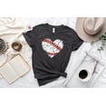 thumbnail image 1 of Baseball Distress Heart Shirt, Baseball Shirt, Baseball Mom Shirt, Baseball Heart Shirt, Baseball Sublimation Shirt, Sports Mom Shirt, 1 of 5