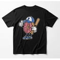 thumbnail image 1 of Baseball Donut Sports Food Graphic T-Shirt, 1 of 4