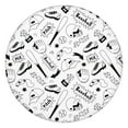 thumbnail image 1 of Baseball Doodle Pattern Round Fitted Tablecloth with Elastic Edge,Dining Table Cover Waterproof,Outdoor Round Tablecloth for Camping,Dining,Indoor and Outdoor, 1 of 7