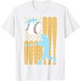 thumbnail image 1 of Baseball Drip Boys Batter Ice Cream American Flag T-Shirt100% cotton, 1 of 4