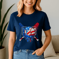 thumbnail image 1 of Baseball Drip Boys Dripping Ice Cream Baseball American Flag, Baseball Shirt,Game Day Shirt,Game Day Baseball, American Baseball, 1 of 5
