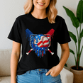 thumbnail image 1 of Baseball Drip Boys Dripping Ice Cream Baseball American Flag, Baseball Shirt,Game Day Shirt,Game Day Baseball, American Baseball, 1 of 5