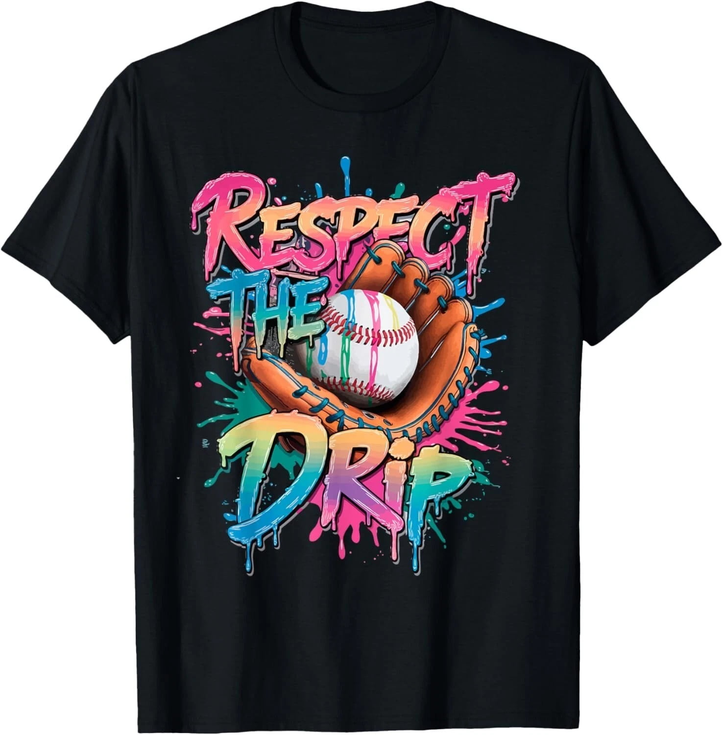 Baseball Drip Boys Ice Cream Drip Youth Respect The Drip T Shirt unisex ...