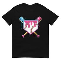 Baseball Drip For Boys Ice Cream Drip Youth Boys Baseball T-Shirt