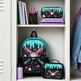 thumbnail image 1 of Baseball Drip Graphic Backpack Set, Ice Cream Drip Art Style School Kit, Matching Lunch Bag And Pencil Pouch, Great Gift Choice For Back‑To‑School Occasions, 1 of 6