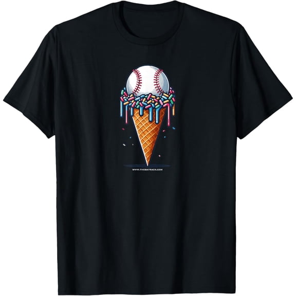Baseball Drip Ice Cream Cone With Sprinkles Unisex Men Women T-Shirt S-5Xl - Best Birthday Gifts