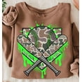thumbnail image 1 of Baseball Drip Sweatshirt, Camo Baseball Shirt, Boys Baseball Sweatshirt, Dripping Baseball Shirt, Game Day Baseball Sweatshirt, Camo Drip Baseball Shirt, 1 of 5