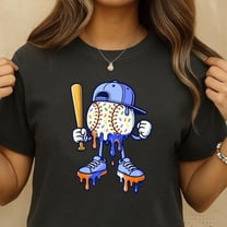Baseball Drip T-Shirt for Boys,Sweet Ice Cream Youth,Baseball shirt