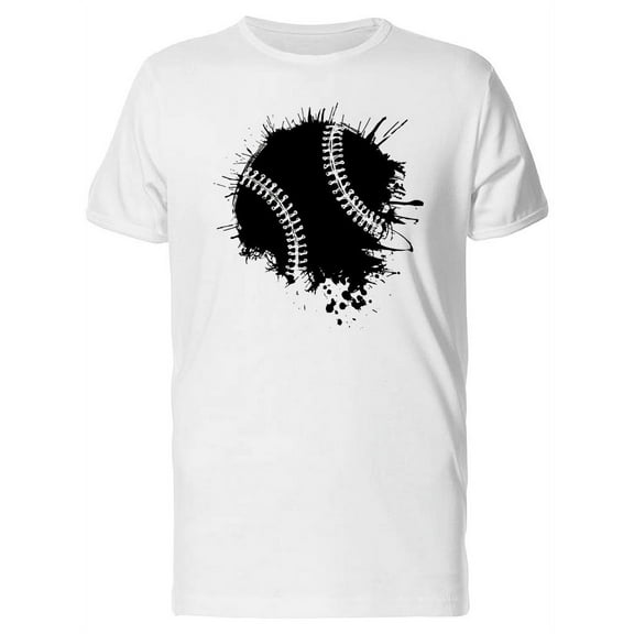 Baseball Dripping Logo T-Shirt Men -Image by Shutterstock, Male XX-Large