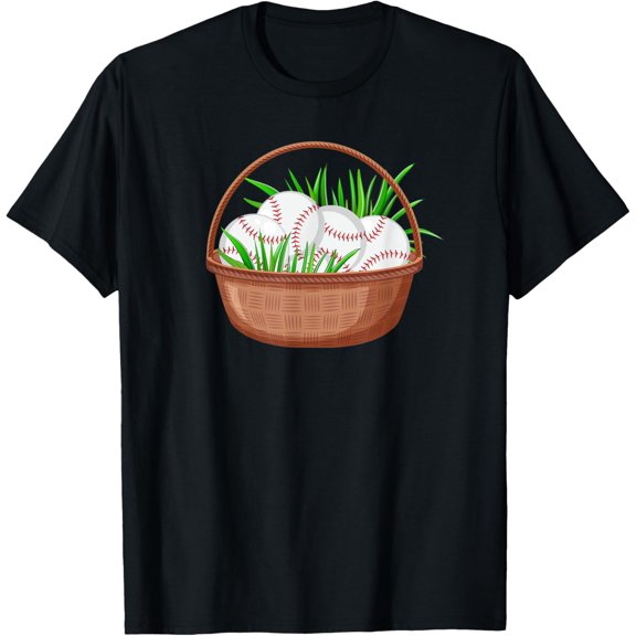 Baseball Easter Basket - Dad Easter T-Shirt men and women can wear, black, white, gifts