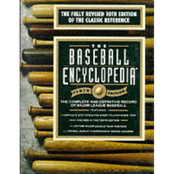 Pre-Owned The Baseball Encyclopedia: The Complete and Definitive Record of Major League Baseball (Hardcover) 0028608151 9780028608150
