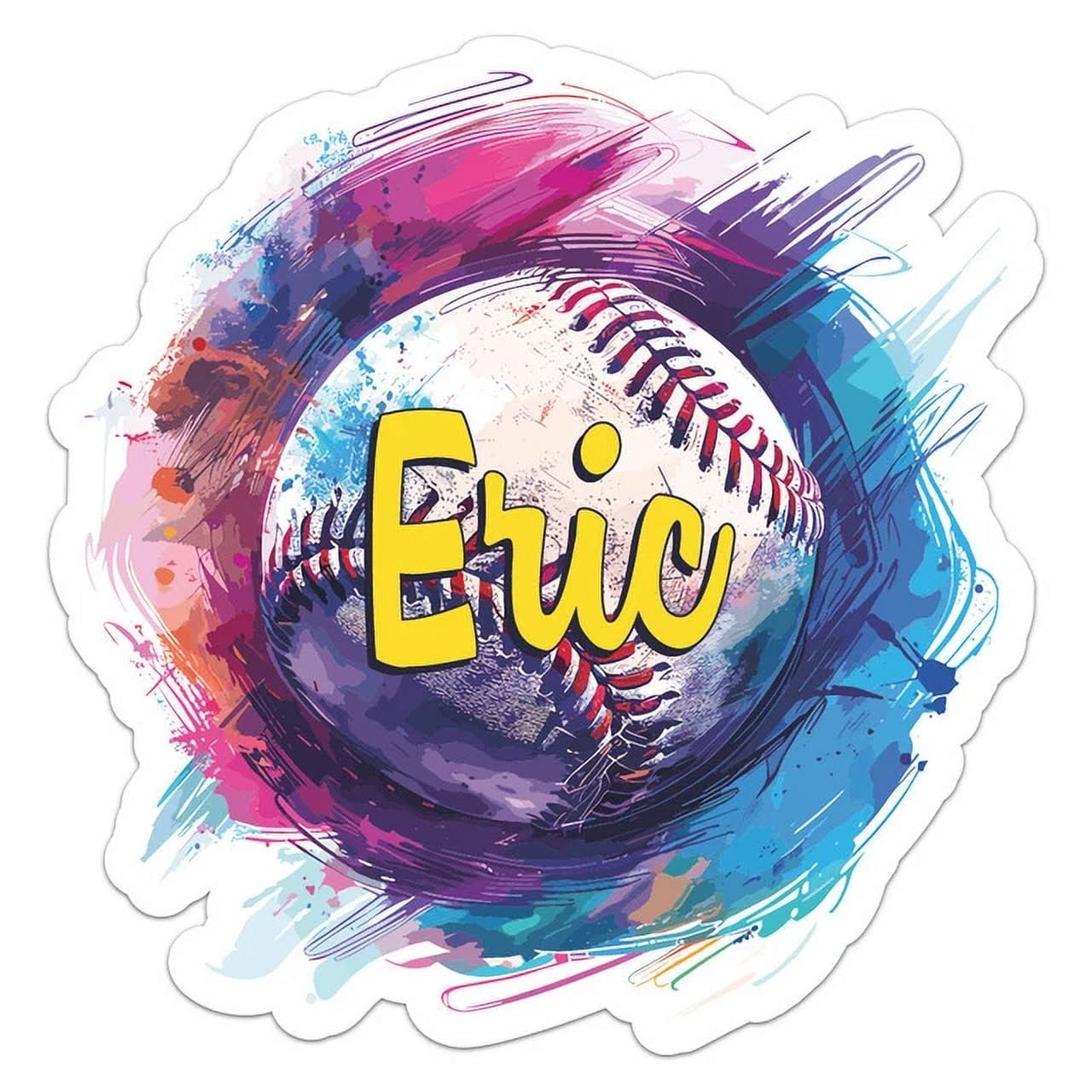 Baseball Eric Sticker Phone Decal Water Bottle Stickers Car Decals ...