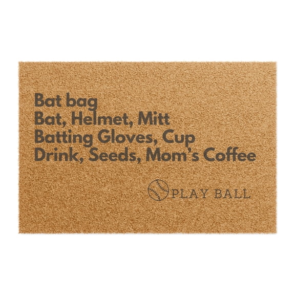 Baseball Family Doormat