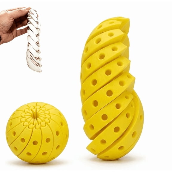 Baseball Fidget Ball, 3D Printed Twist and Turn Stress Relief Desk Accessory, Anxiety Relief Sensory Puzzle, Portable Handheld Focus Tool for Office & Daily Use