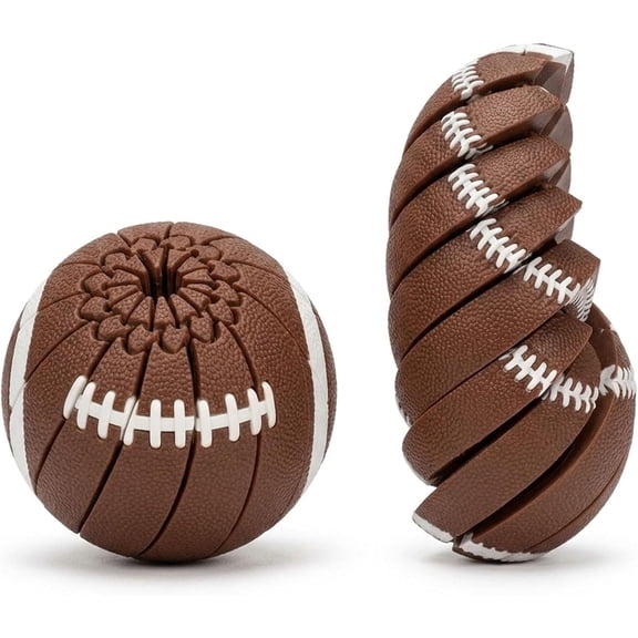 Baseball Fidget Ball,3D Printed Twist and Turn Stress Relief Desk Fidget,Relieve Anxiety Fidget Ball Sensory Puzzle,Portable Handheld Focus Ball for Teens & Adults