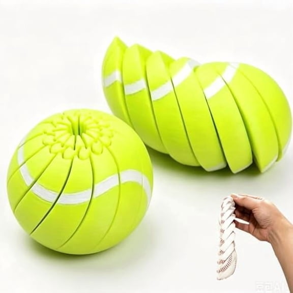 Baseball Fidget Ball, Interactive Twist Sensory Puzzle Ball for Anxiety Relief and Desk Relaxation
