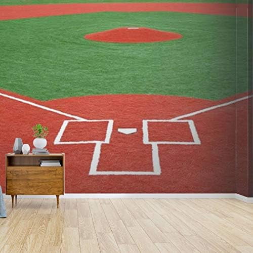 Baseball Field Canvas Print Wallpaper Wall Mural Self Adhesive Peel ...