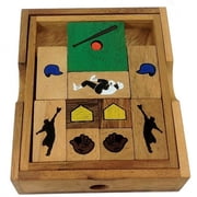 Baseball Field - Wooden Puzzle Brain Teaser