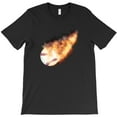 thumbnail image 1 of Baseball Flames Funny Sports Ball Graphic Novelty Art Design Gift H13807 T-Shirt, for Men and Women, Up to Size 5XL, 1 of 2
