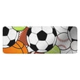 thumbnail image 1 of Baseball Football Pattern Kitchen Rug Mat,Kitchen Runner Rugs Non Skid Washable,Decorative Kitchen Floor Mats for Kitchen,Sink,Laundry,17"x47.2", 1 of 7