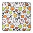 thumbnail image 1 of Baseball Football Pattern Square Fitted Tablecloth with Elastic Edge,Square Table Cover,Washable Elastic Table Cover for Home Kitchen Party Decor 36"x36", 1 of 6