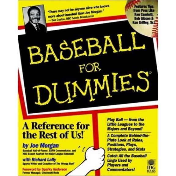 Pre-Owned Baseball for Dummies (Paperback) 0764550853 9780764550850