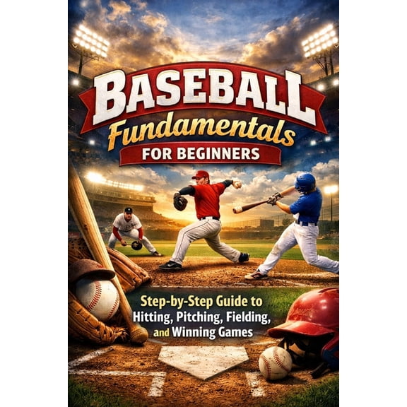 Baseball Fundamentals for Beginners: Step-by-Step Guide to Hitting, Pitching, Fielding, and Winning Games For Ages 7 to , (Paperback)