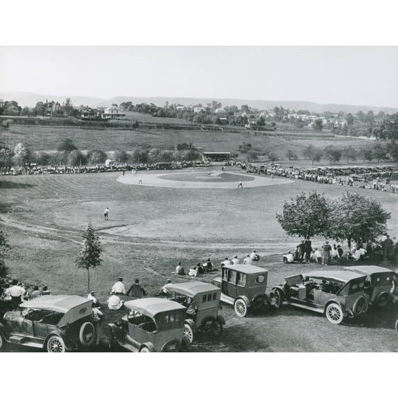 Baseball Game At Seibert Field History (24 x 18)