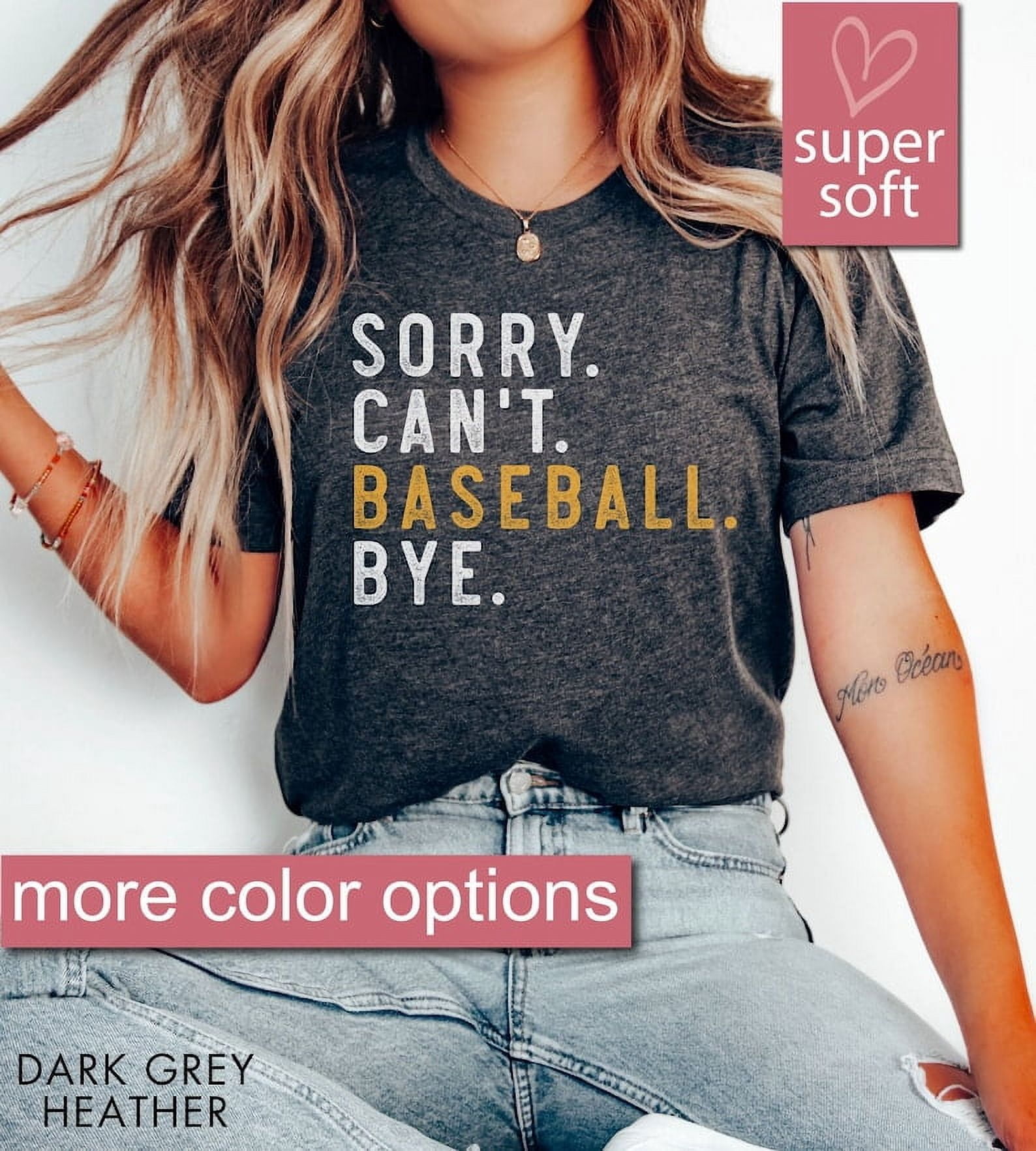 Baseball Gift, Sorry Can't Baseball Bye Shirt, Baseball Mom Tee, Baseball Sports, Baseball Player, Gift Baseball Lover, Gift For Baseball TH020645