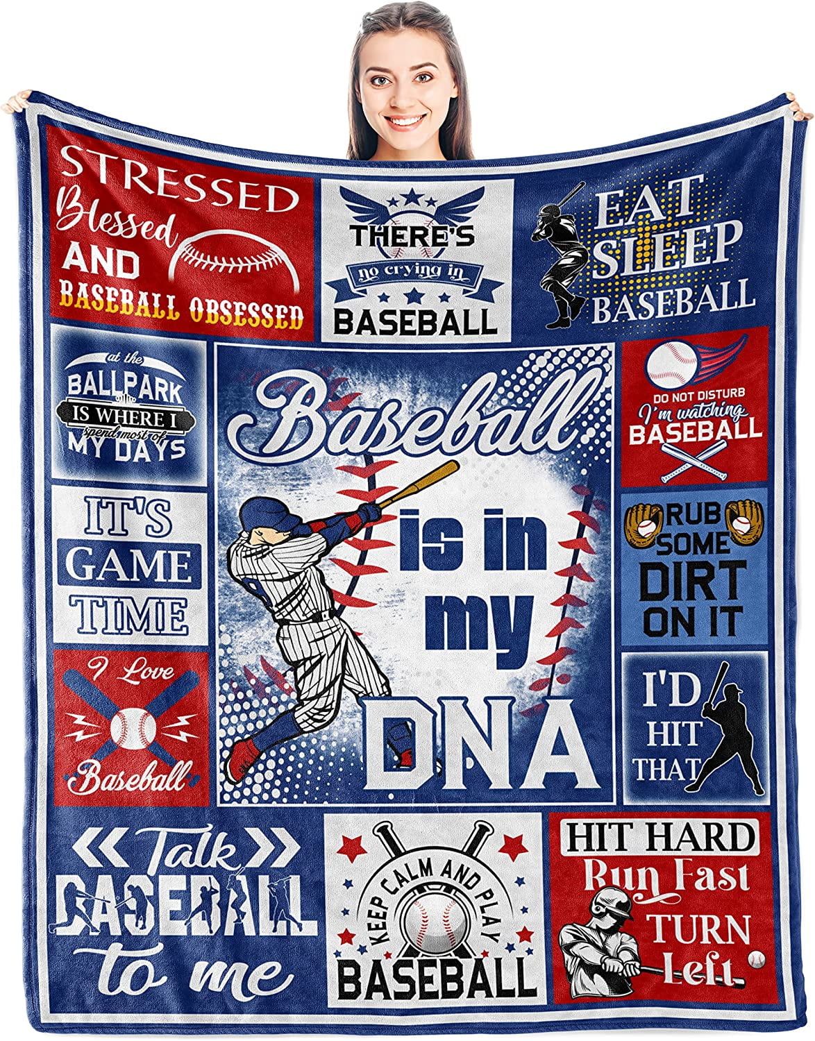 Baseball Gifts for Boys, Men Fans Blanket 50 x Nigeria Ubuy