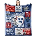 thumbnail image 1 of Baseball Gifts for Boys/Kids 4-6-8-12-14, Boys Baseball Gifts, Baseball Gift Ideas, Gifts for Baseball Players/Lovers\u2002Boys, Baseball Themed Gifts, Baseball Lover Gifts Blanket/Throw 50" x 40", 1 of 6