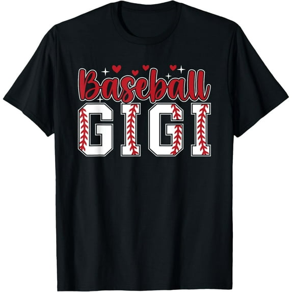 Baseball Gigi Proud Gigi Of A Baseball Player Gigi Funny Creative Graphic T-Shirt