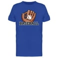 thumbnail image 1 of Baseball Glove Holding A Ball T-Shirt Men -Image by Shutterstock, Male x-Large, 1 of 2