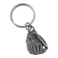 thumbnail image 1 of Baseball Glove Keychain, Softball, Athlete, Coach, MLB, Key Fob, Key Ring, Keys, Zipper Pull, Luggage Tag, Backpack, Pewter, Over 300 Keychains Designs, Handmade in the USA A512KC, 1 of 6