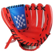 Baseball Gloves Youth 11.5inch,HopePow Softball Gloves Mitts Baseball Gloves for Youth 11.5" Left Hand Throw,Blue and Red