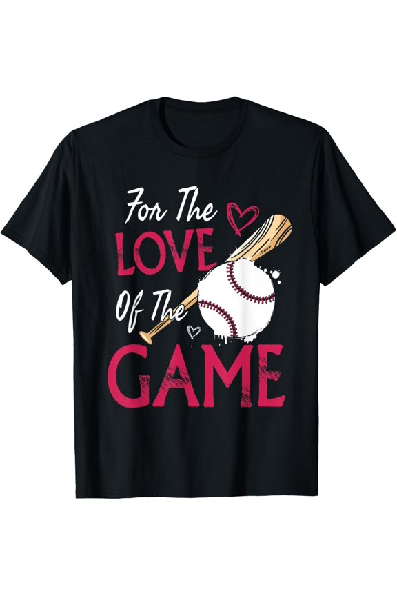 Baseball Grandma Aunt Mama Matching Baseball Love T-Shirt