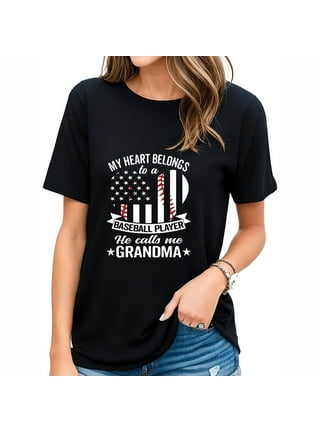 Buy Baseball Grandma 1 Fan T-shirt Baseball Grandma Shirt Online in India 